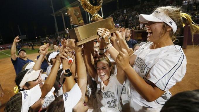 Ironwood Ridge strikes three times in seventh to claim another state softball title